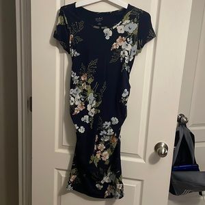 Floral maternity dress